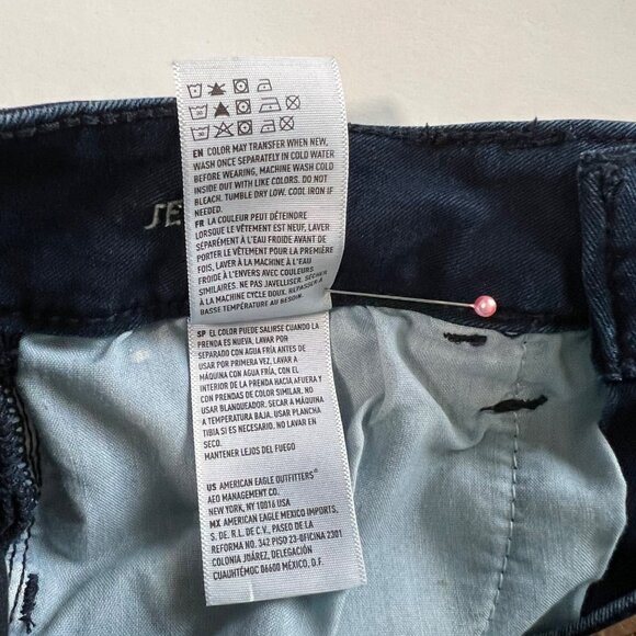 Womens American Eagle Super Super Stretch Jeggings Size 4 Reg Measures 27x28.5 - Picture 9 of 15